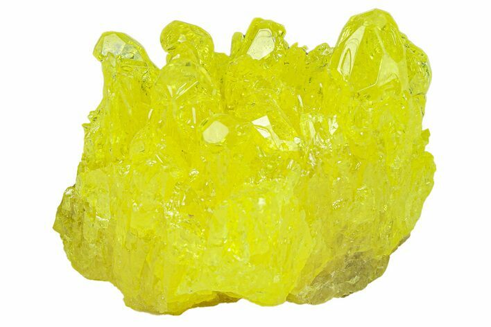 Bright-Yellow Sulfur Crystals - Bolivia #301855